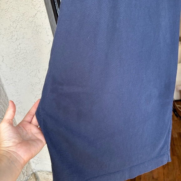 EVERLANE The Long Weekend Cotton Tank Dress Navy - Picture 7 of 7